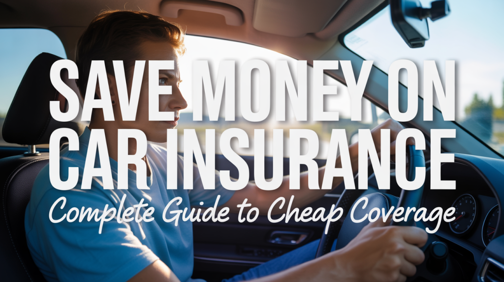 Cheap Car Insurance: A Complete Guide to Save Money on Your Coverage